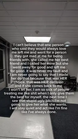 I hope she sees this