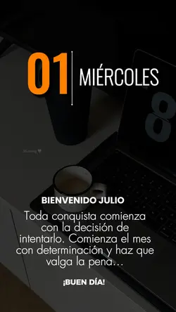 Bienvenido JULIO 
