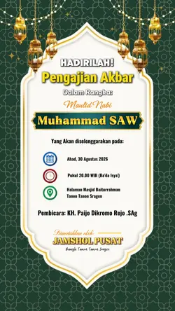 Undangan Maulid Nabi