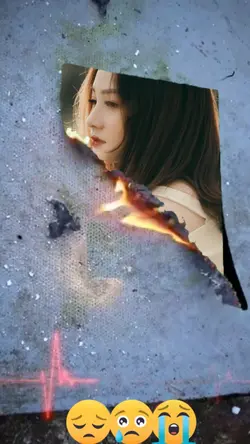 effect foto terbakar