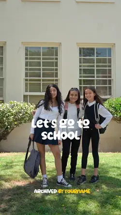Let's go to school 