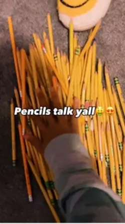 Pencils talk.