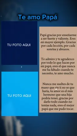 te amo papá