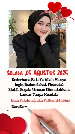 Selasa 05 AGUSTUS 