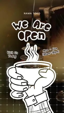 We are open