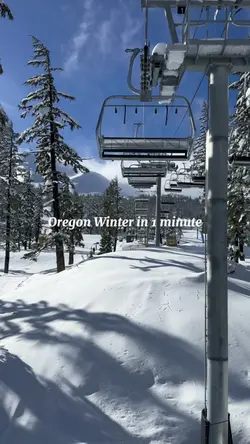 Oregon Winter in 1 minute
