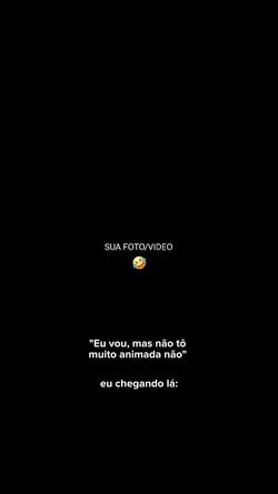 "Não tô animado"