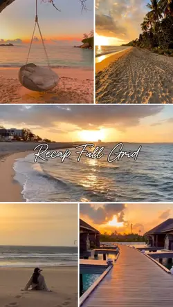 Recap Vlog Grid