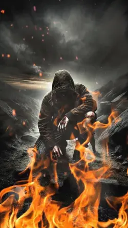 Fire burning 21