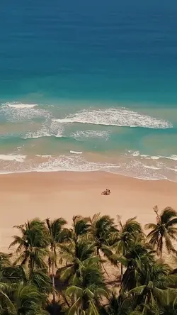 Beach vlog drone