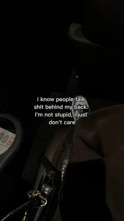 i know people talk