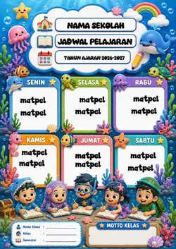 jadwal pelajaran