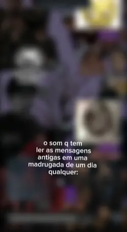 mensagens antigas...