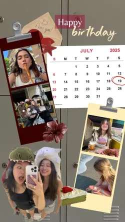BIRTHDAY 19 JULY