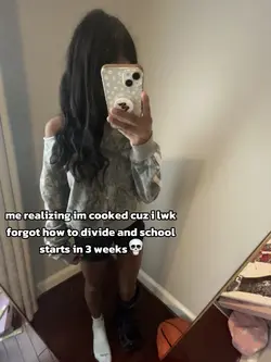 im cooked😭