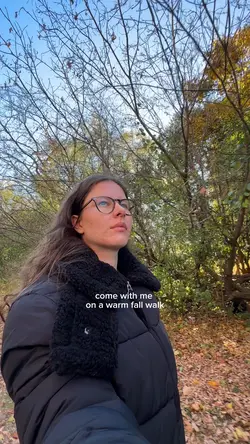 warm fall walk