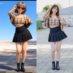 サングラスをかけて変身ダンス