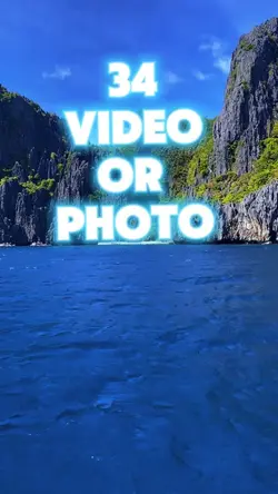 34 video or photo 