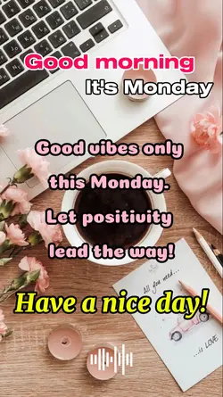 It's Monday