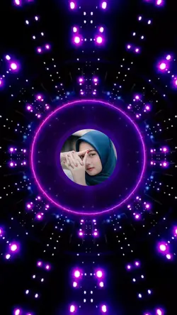 frame foto bulat