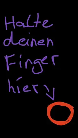 HALT DEINEN FINGER