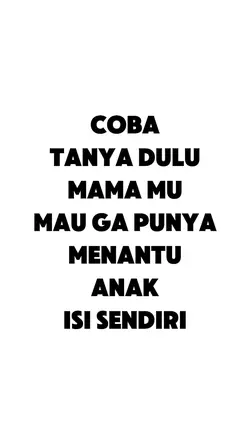 Mama MU Mau Gak
