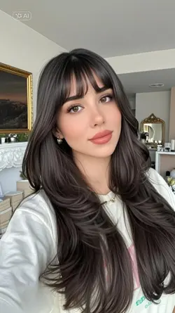 bangs hair effect