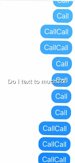 Do I text to much
