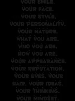 What I like about u 