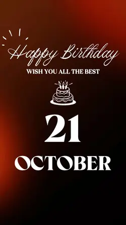 HBD 21 OCTOBER