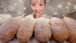 미유님 설탕 치즈 핫도그먹방 나눔