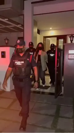 Police arresting