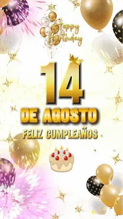 HBD 14 D AGOSTO 2026