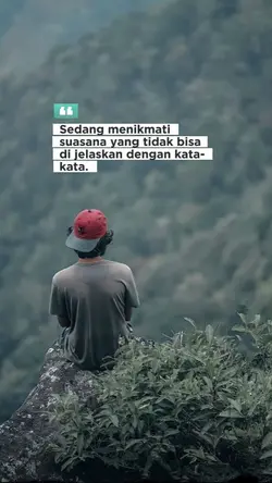 sedang menikmati