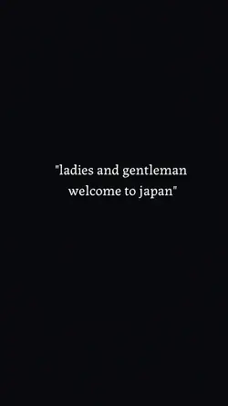 welcome to japan