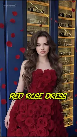 Red Rose Dress 