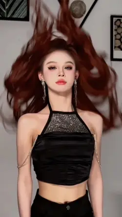 Trend hất tóc Douyin