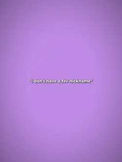fav nickname