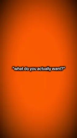 What do you want