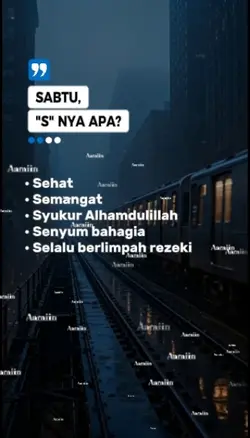 Sabtu s nya apa 