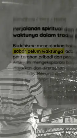 sabar belum waktunya