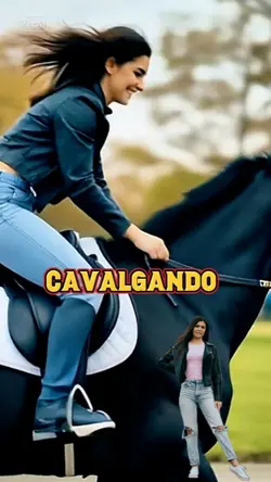 Você a cavalo 