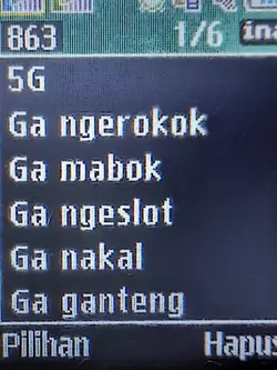 GAK NGEROKOK