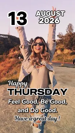 Thursday, 13 August