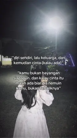 diri sendiri,lalu ke