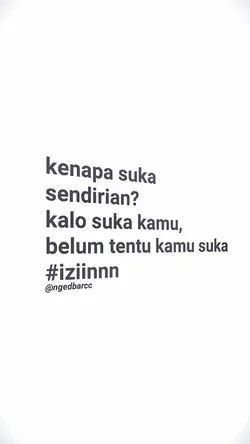 KENAPA SUKA
