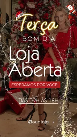 Loja aberta Terça 