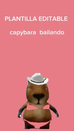 capybara bailando