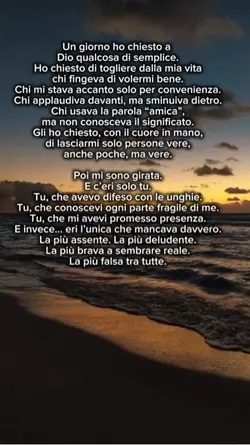 Un giorno ho chiesto