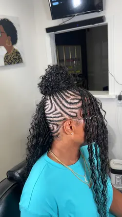 Braided Boho Mohawk 